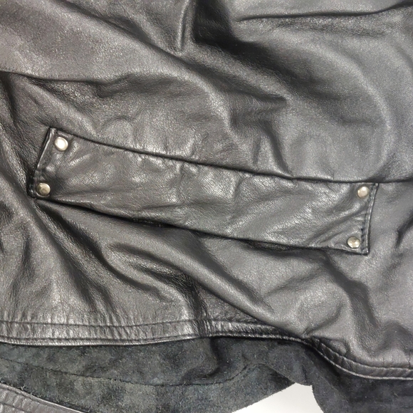Vintage Collection d'Artisan by The Leather Ranch 1980s Leather Bomber Jacket - Picture 8 of 13